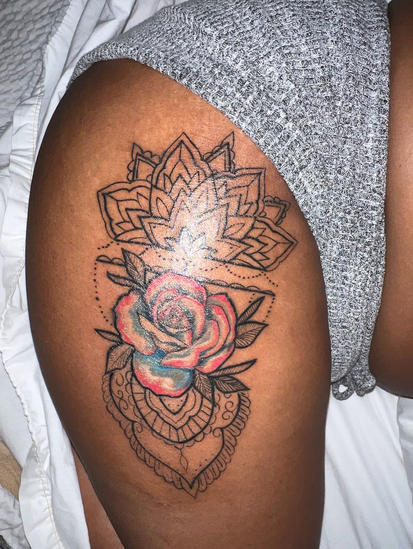 Black and gray tattoo